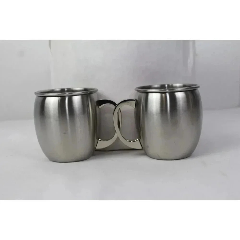 Two eco one silver cups 8oz